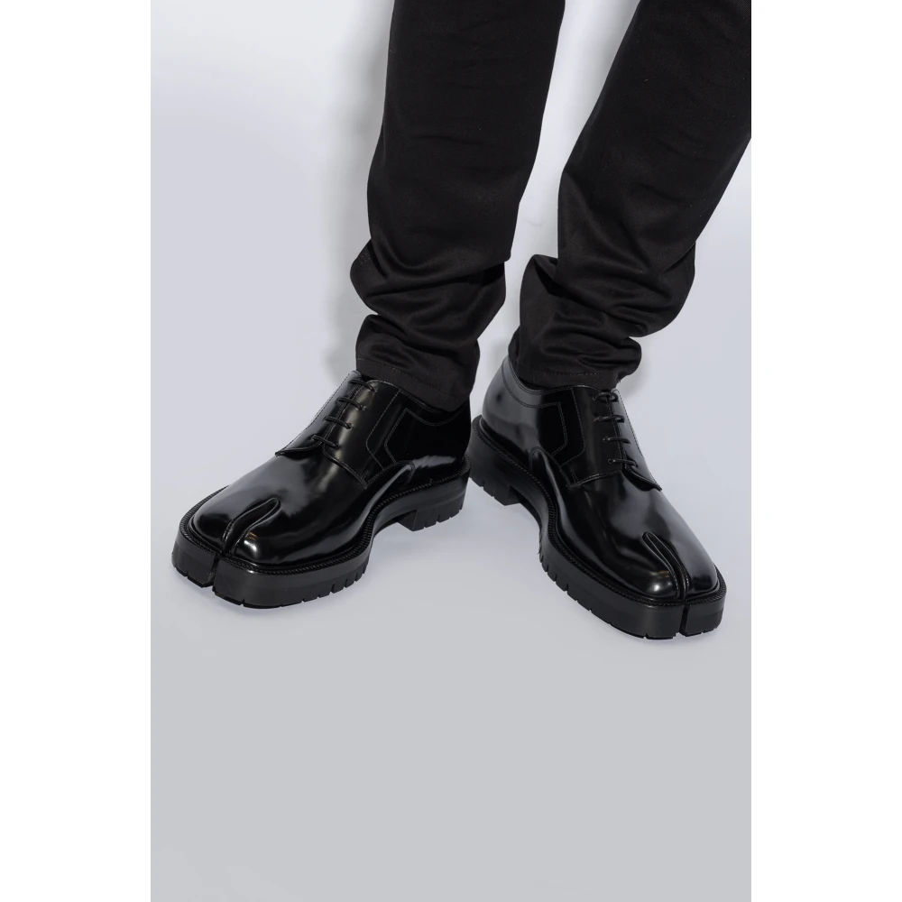 Maison Margiela Uomo Nero - Tabi Derby Scarpe - Shoes - 42 Eu - Immagine 4