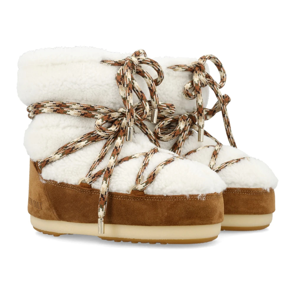 Moon Boot Unisex Marrone Icon Low Shearling Boots - Boots Eu 39 - 41 - Immagine 11