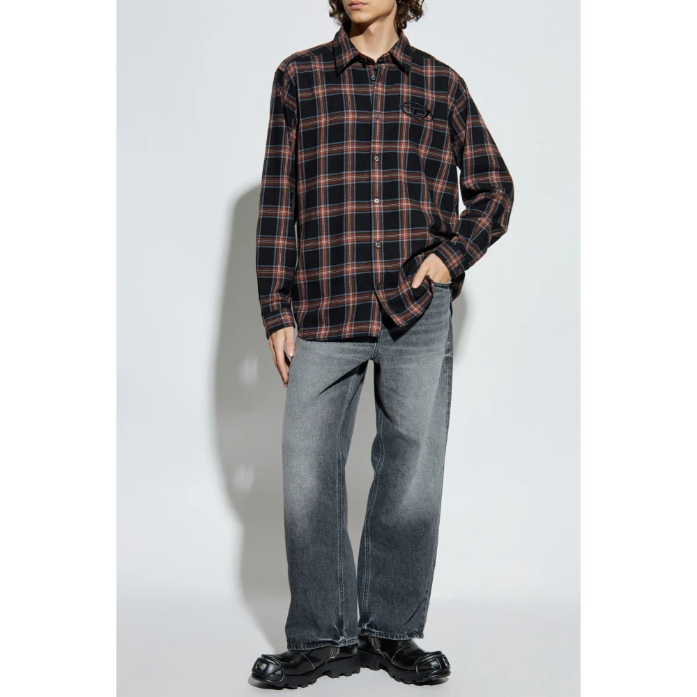 Diesel Uomo Multicolor - Camicia S-Simply-Ajfi - Shirts - E - 2XL