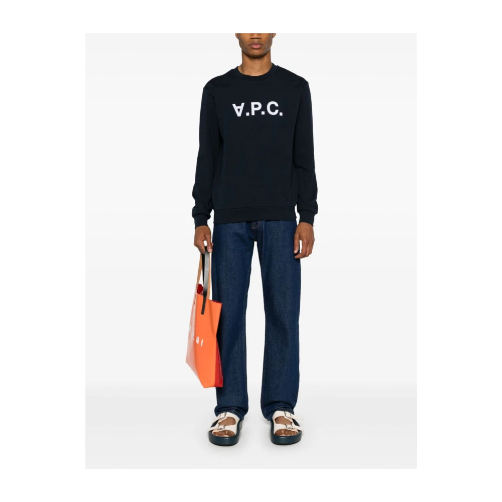 A.p.c. Uomo Blu Felpe, S, New, - Immagine 6