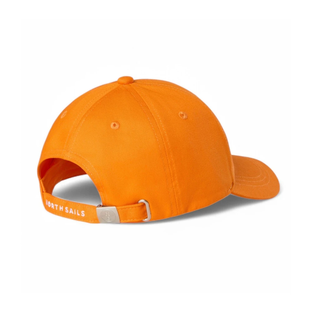 North Sails Uomo Arancione Cappello Baseball Trucker In Cotone Biologico - Immagine 4