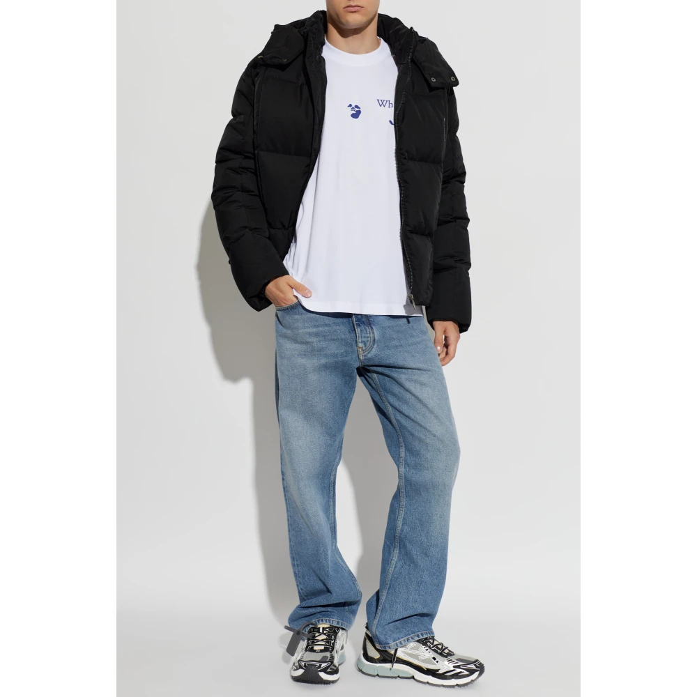 Off White Uomo Bianco Off Maglia A Maniche Lunghe Bacco Arrow Skate - T-Shirts L - Immagine 3