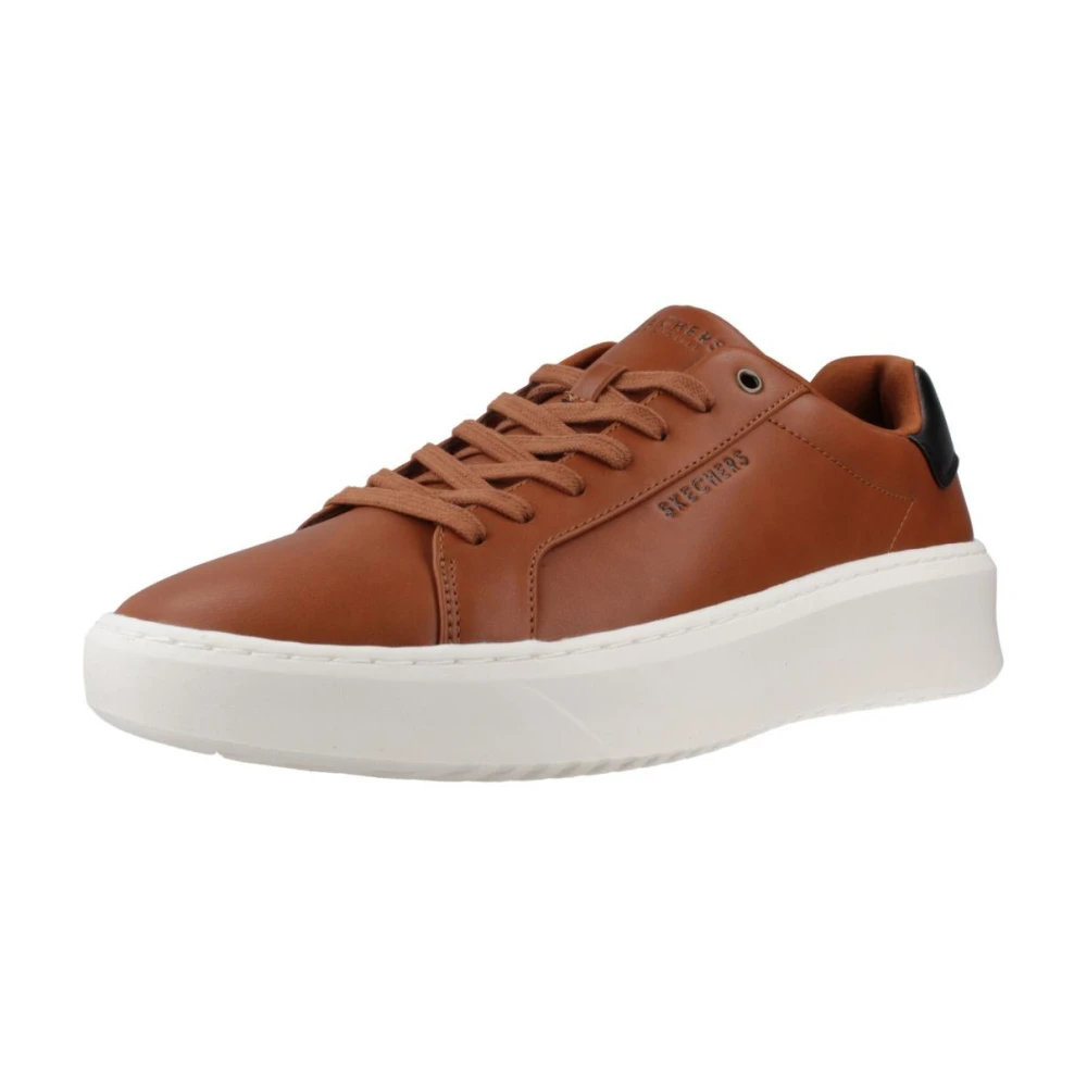 Skechers Uomo Marrone Sneakers Suit - Immagine 7