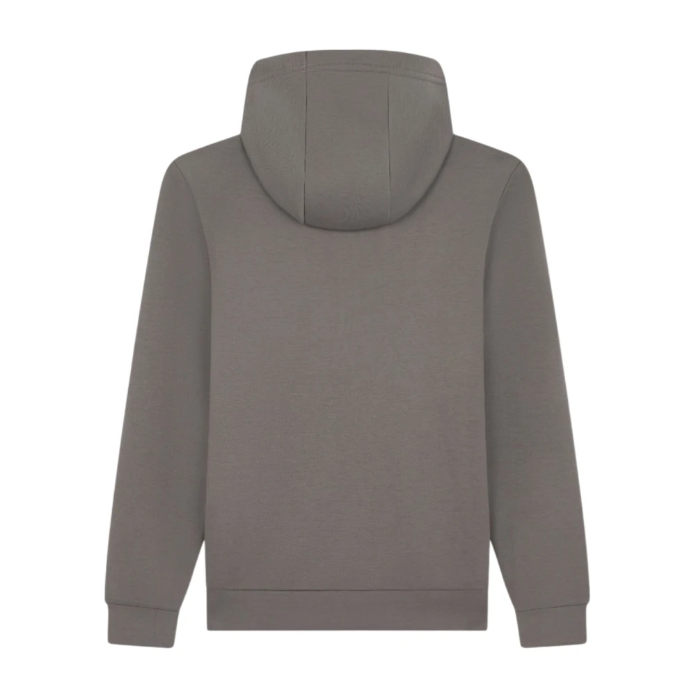 Emporio Armani Ea7 Uomo Grigio - Felpa Con Zip Premium Shield - Sweatshirts & Hoodies - L - Immagine 3