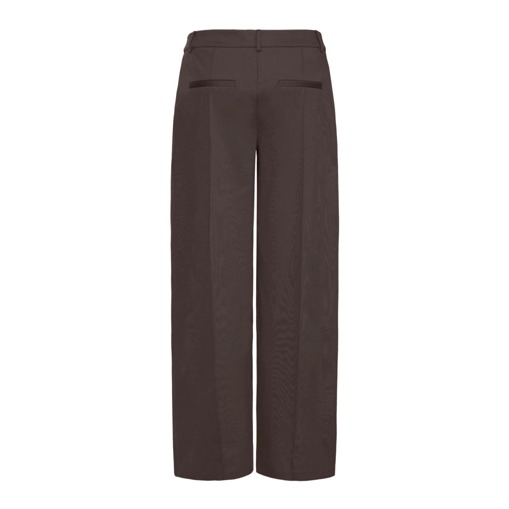 Ichi Donna Marrone Pantaloni Da Kate Office - Immagine 2