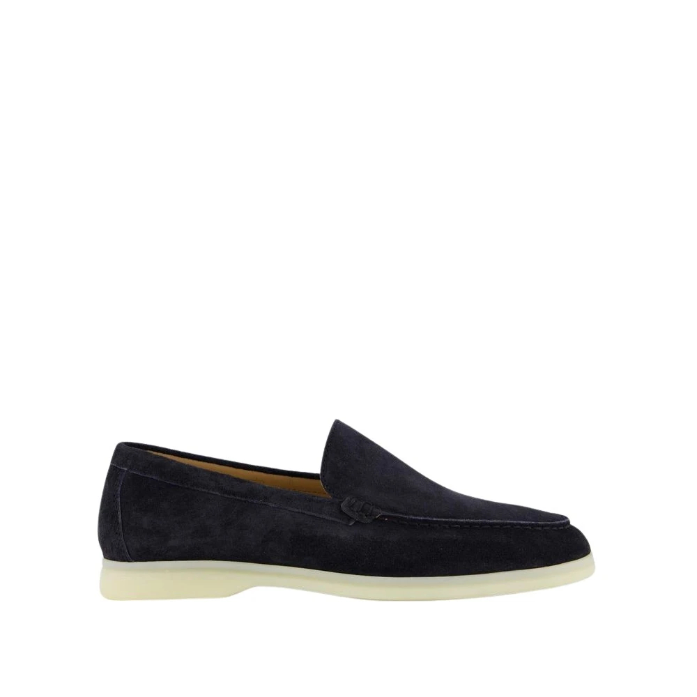 Gibaldi Herren Schwarz - Klassische E Loafer Schuhe - Shoes - K - 46 Eu