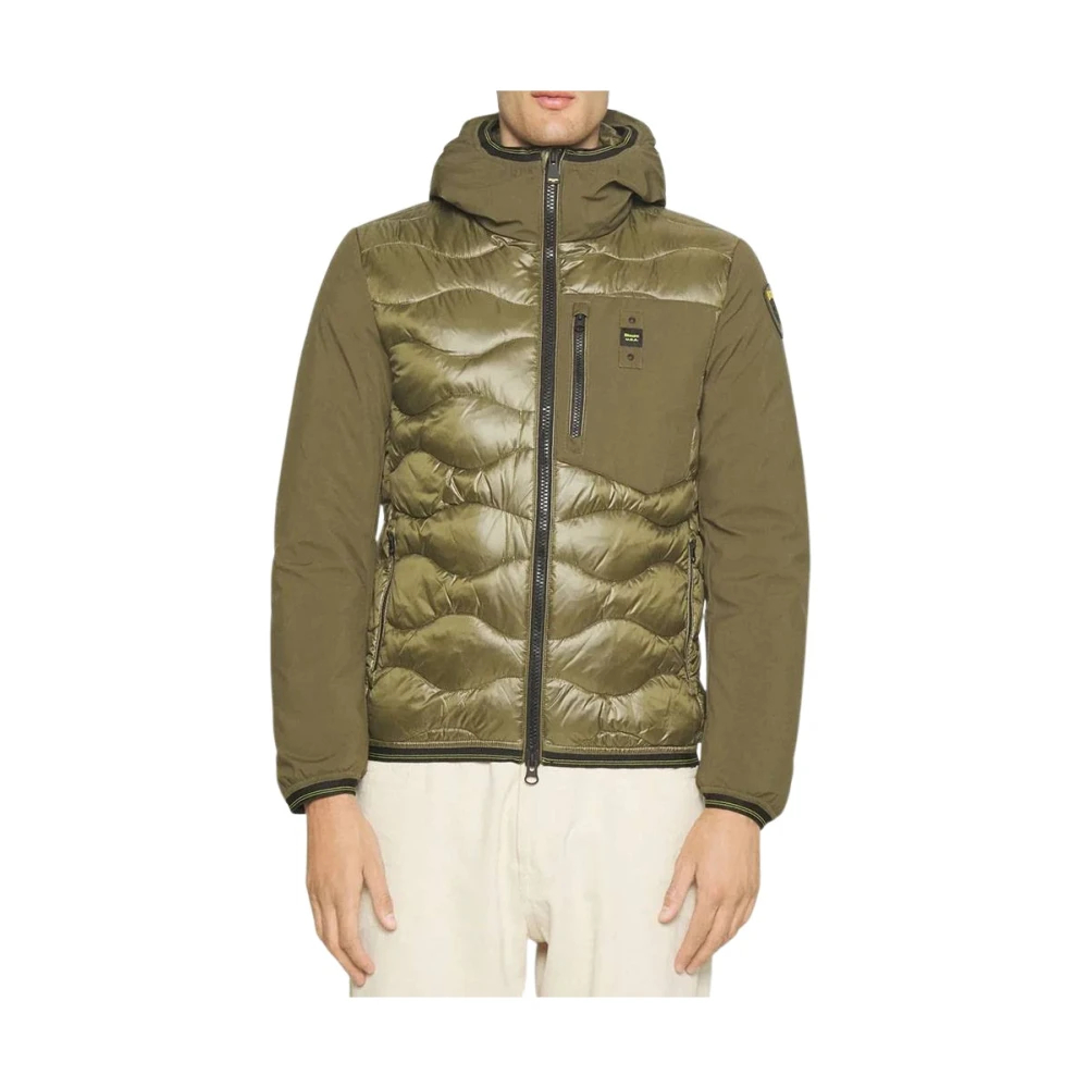 Blauer Herren Grün - Kapuzen Daunenjacke - Jackets - 3XL