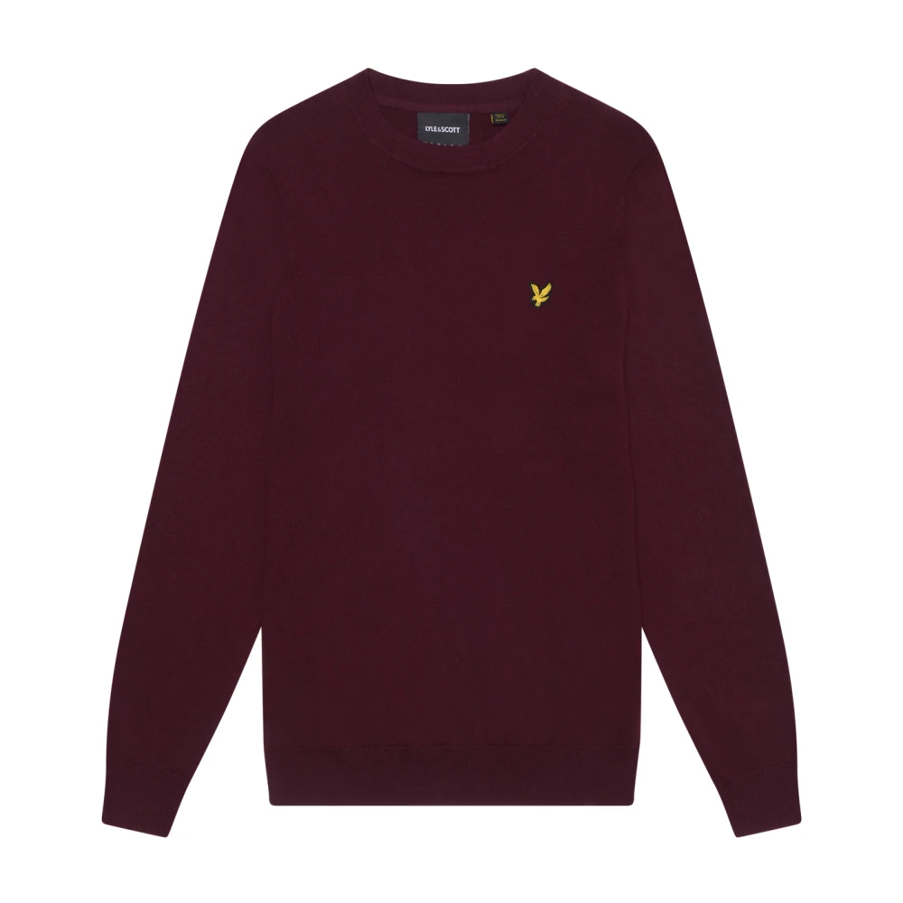 Lyle & Scott Rot Pullover Mit Rundhalsausschnitt Aus Merino-Baumwolle - Bild 5