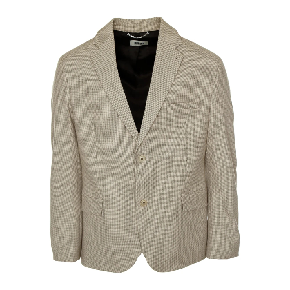 Drykorn Herren Beige - Einreihiger Blazer Mit Steigendem Revers - Jackets - L
