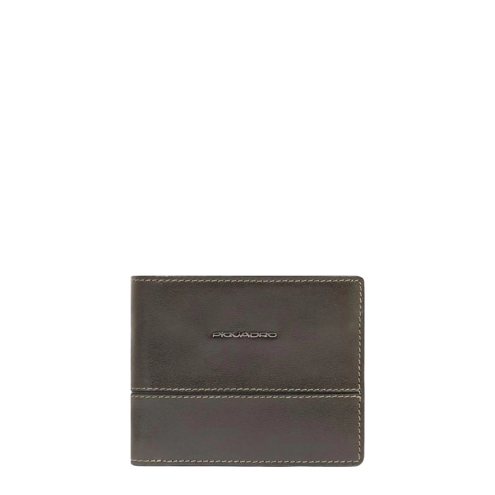 Piquadro Herren Grün - Portemonnaie Mit Münzfach- Kreditkartenfächern Und Ausnehmbarer Innenklappe- Rfid-Geschützt - Accessories - One Size