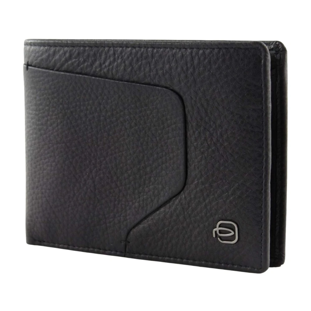 Piquadro Herren Schwarz - Es Lederkartenetui Brieftasche - Accessories - K - One Size