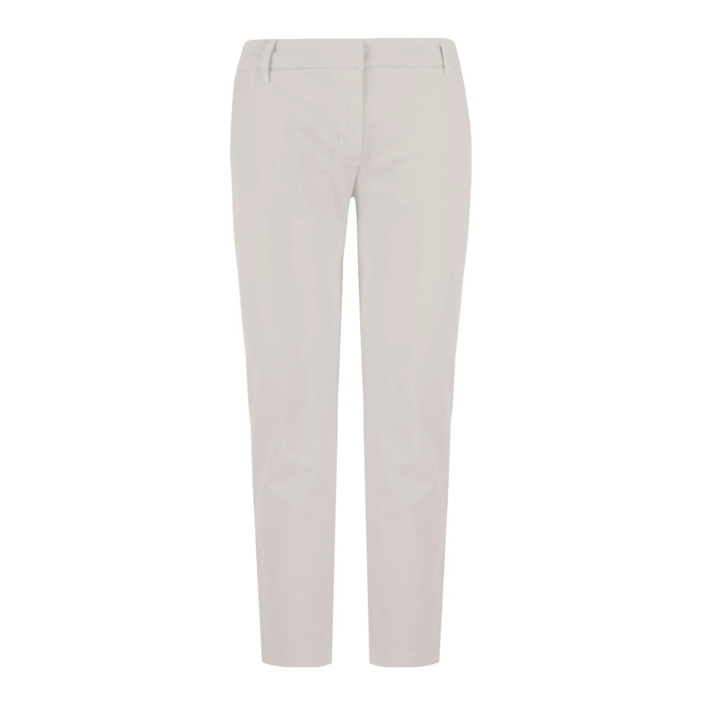 Bomboogie Damen Beige - Hose Aus Baumwollsatin - Trousers - Xl