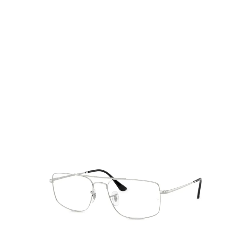 Ray - Ban Unisex Transparent Ray - Ban Rx6579 Rx6579 2501 Optische Fassungen Metall Silber Quadratisch Normal - Bild 3