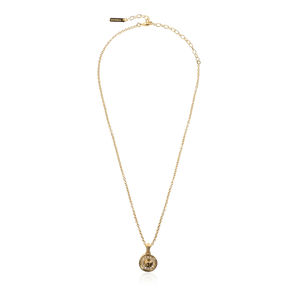 Versace Damen Gelb - La Medusa Crystal Necklace - Accessories - One Size