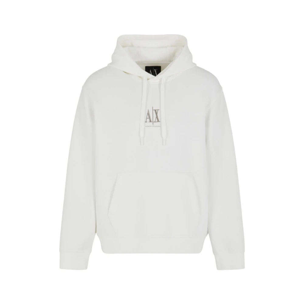 Armani Exchange Herren Cotton Icon Logo Hoodie Hooded Sweatshirt (1er Pack) - Bild 14