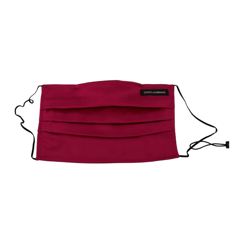 Dolce & Gabbana Unisex Braun - Seiden Gesichtsmaske Elegante Kastanienbraun - Accessories - One Size
