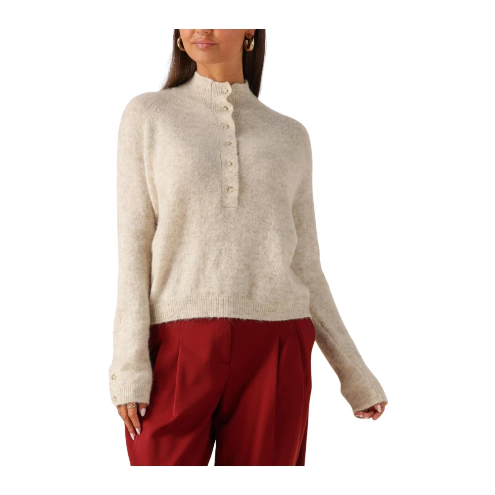 Msch Copenhagen Damen Msch Pullover Beige Gr. L/Xl - Bild 4