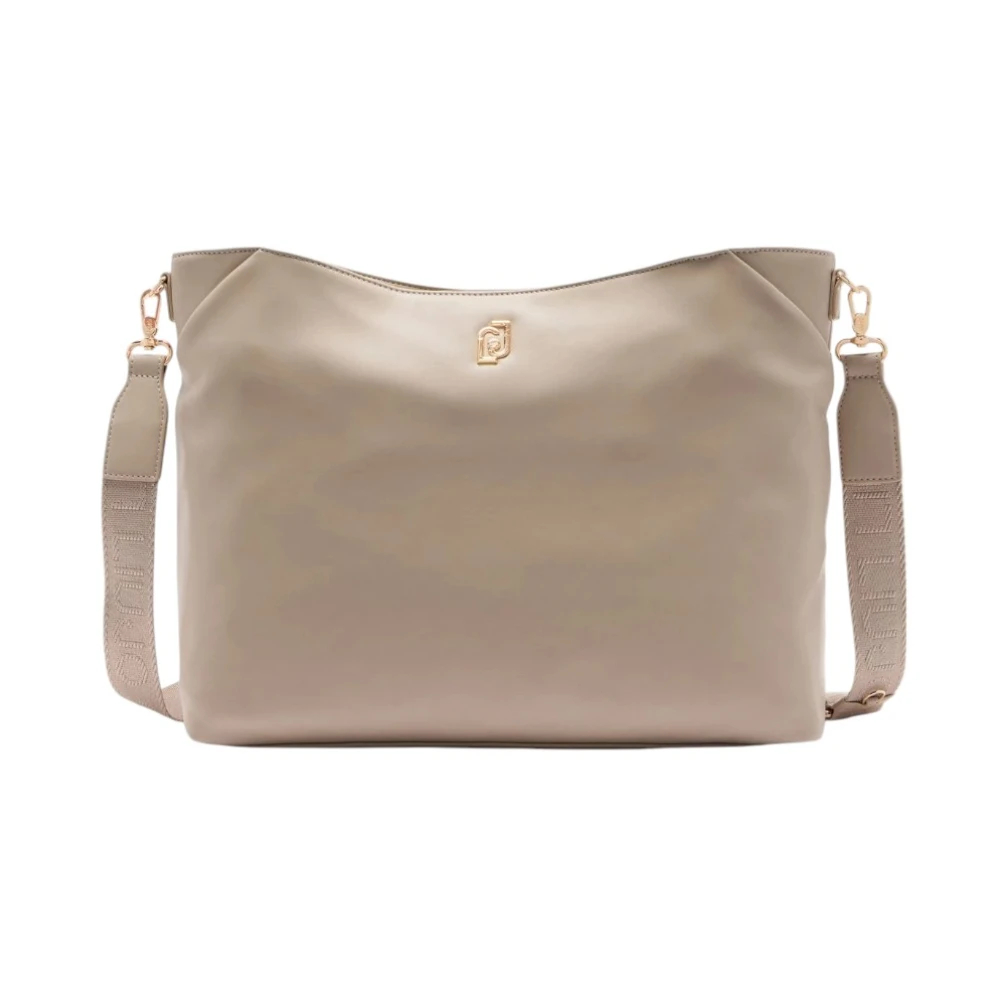 Liu Jo Damen Beige - Stilvolle Einkaufstasche Mit Reißverschluss - Bags - One Size