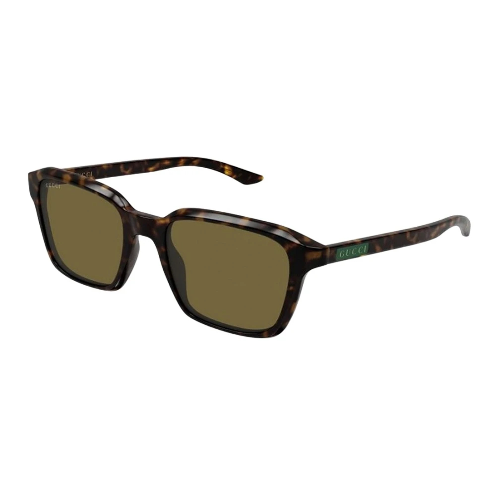 Gucci Herren Braun - Sonnenbrille Mit Quadratischem Rahmen - Accessories - 52 Mm