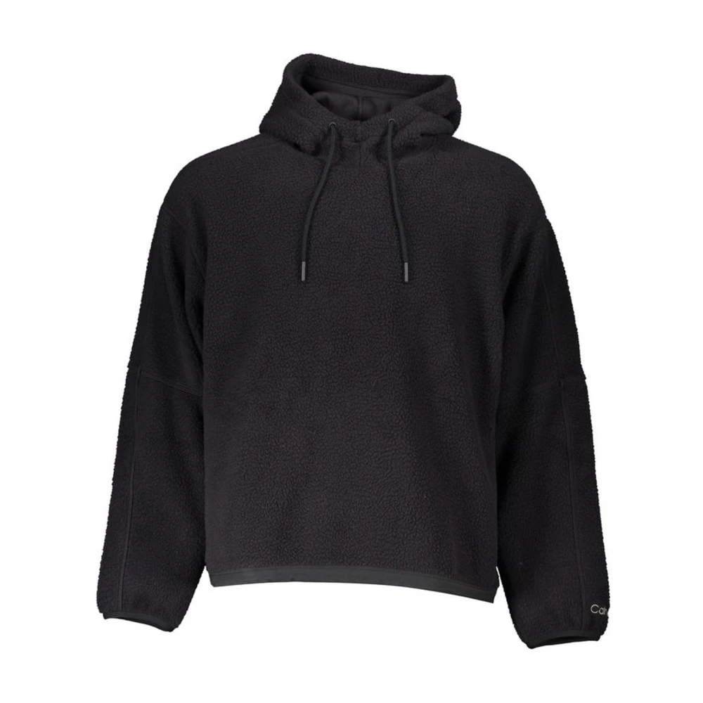 Calvin Klein, Herren, Pullover, Black Polyester Men's Sweatshirt, Schwarz, (XL) - Bild 5