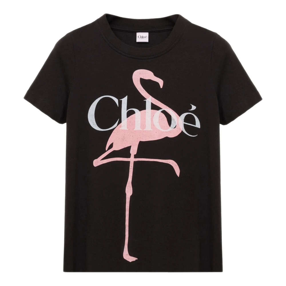 CHLOé | Black organic jersey logo baby-fit T-shirt | female | XS - Bild 5