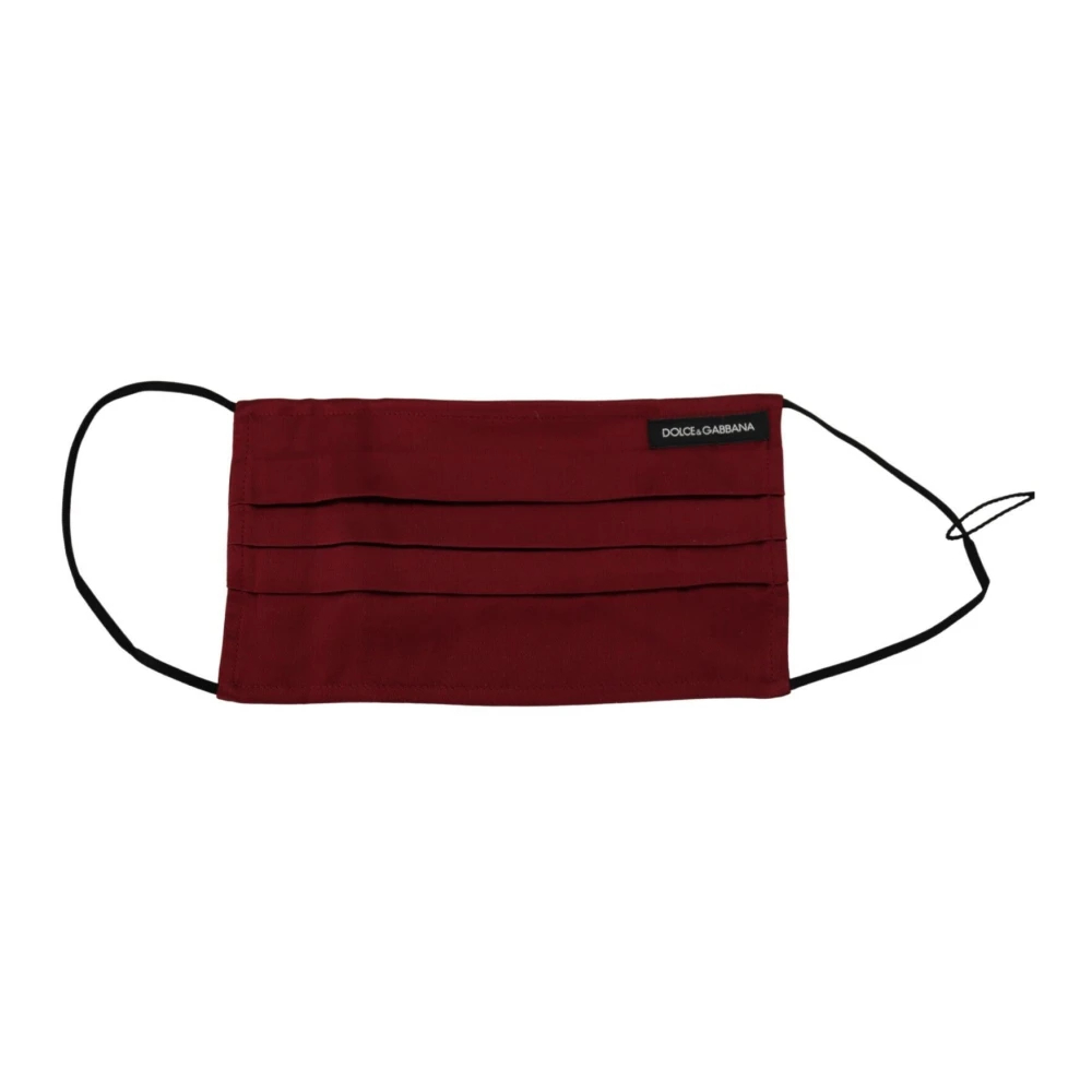 Dolce & Gabbana Unisex Braun - Elegante Kastanienbraune Seiden-Gesichtsmaske - Accessories - One Size
