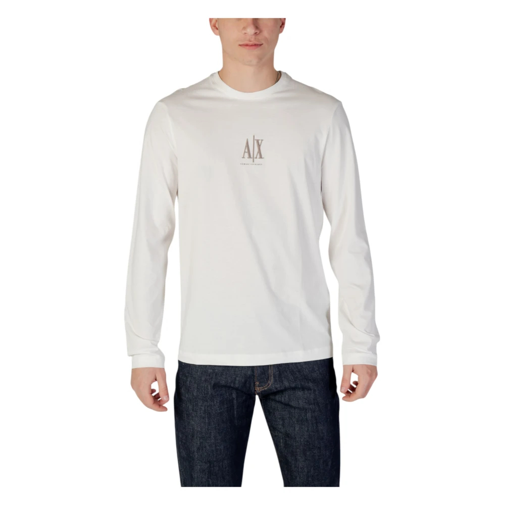 Armani Exchange , Herren, Oberteile, Weiß, S - Bild 5