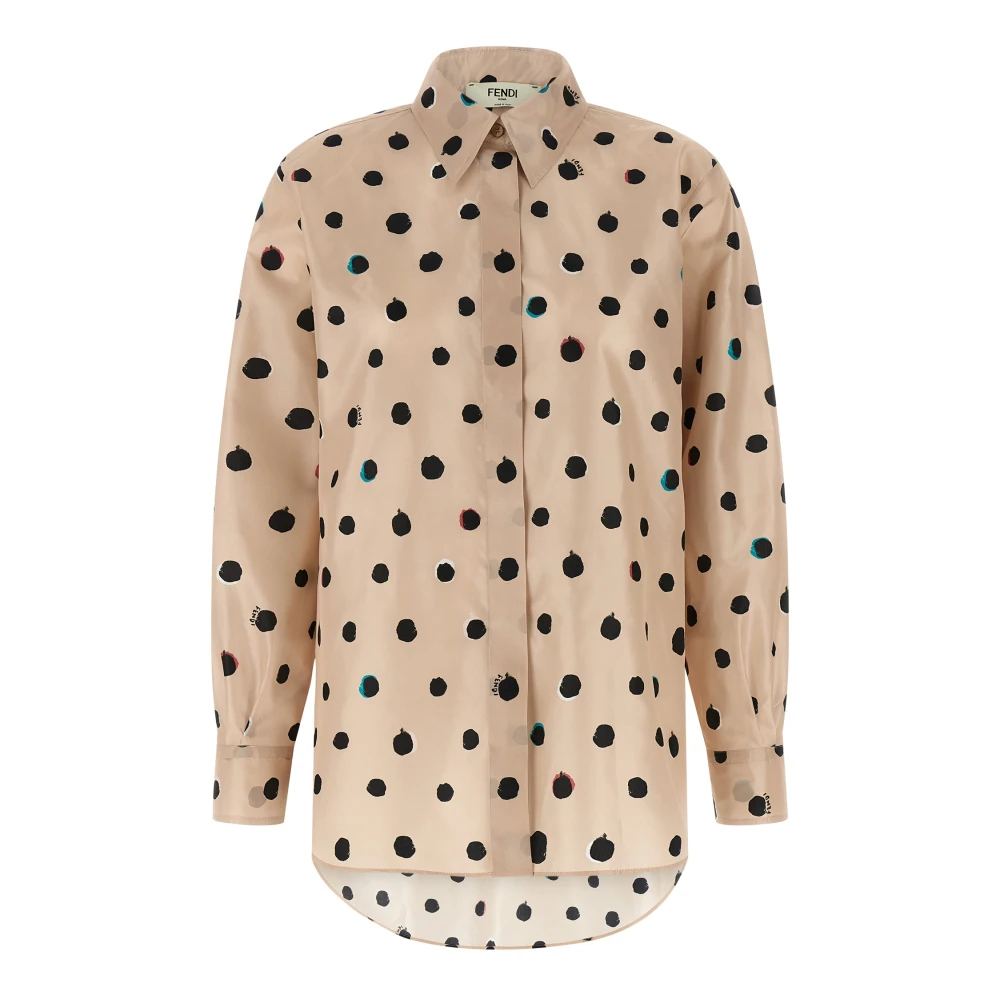 Fendi , Damen, Blusen & Hemden, Rosa, S - Bild 6