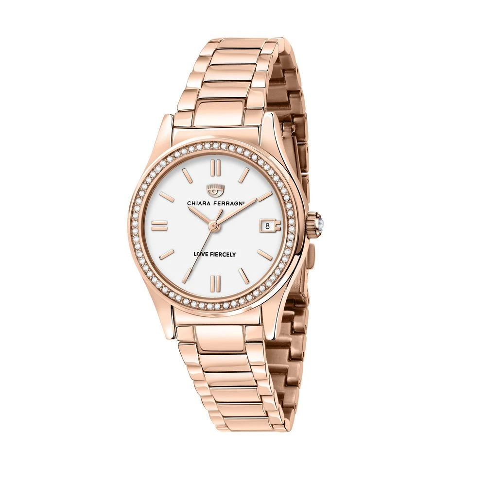 Chiara Ferragni Collection Damen Gelb - Mehrfarbige Edelstahl Uhr Pink Weiß - Accessories - One Size