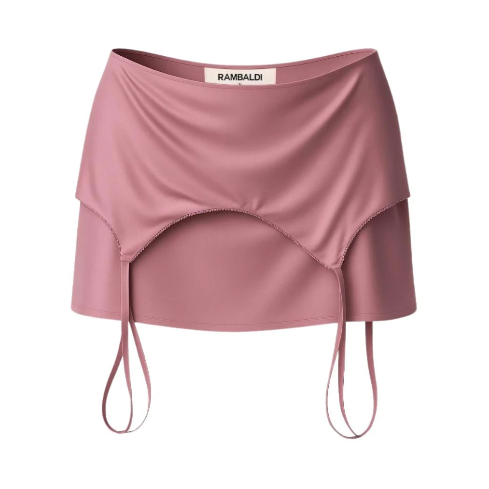 Silvian Heach Damen Violett - Minirock Mit Dekorativen Schnürungen - Skirts - Lila -2Xs