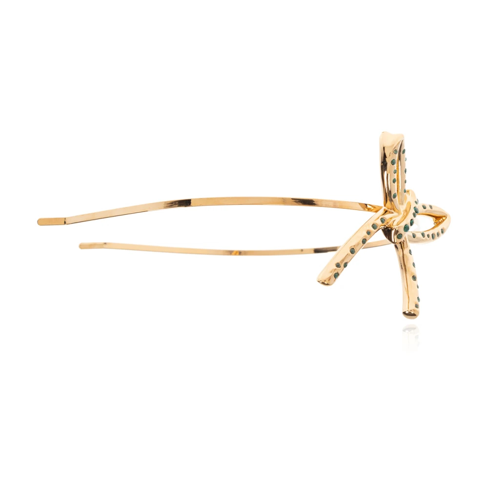 Marni Damen Gelb - Haarreif Mit Schimmernden Kristallen - Accessories - One Size