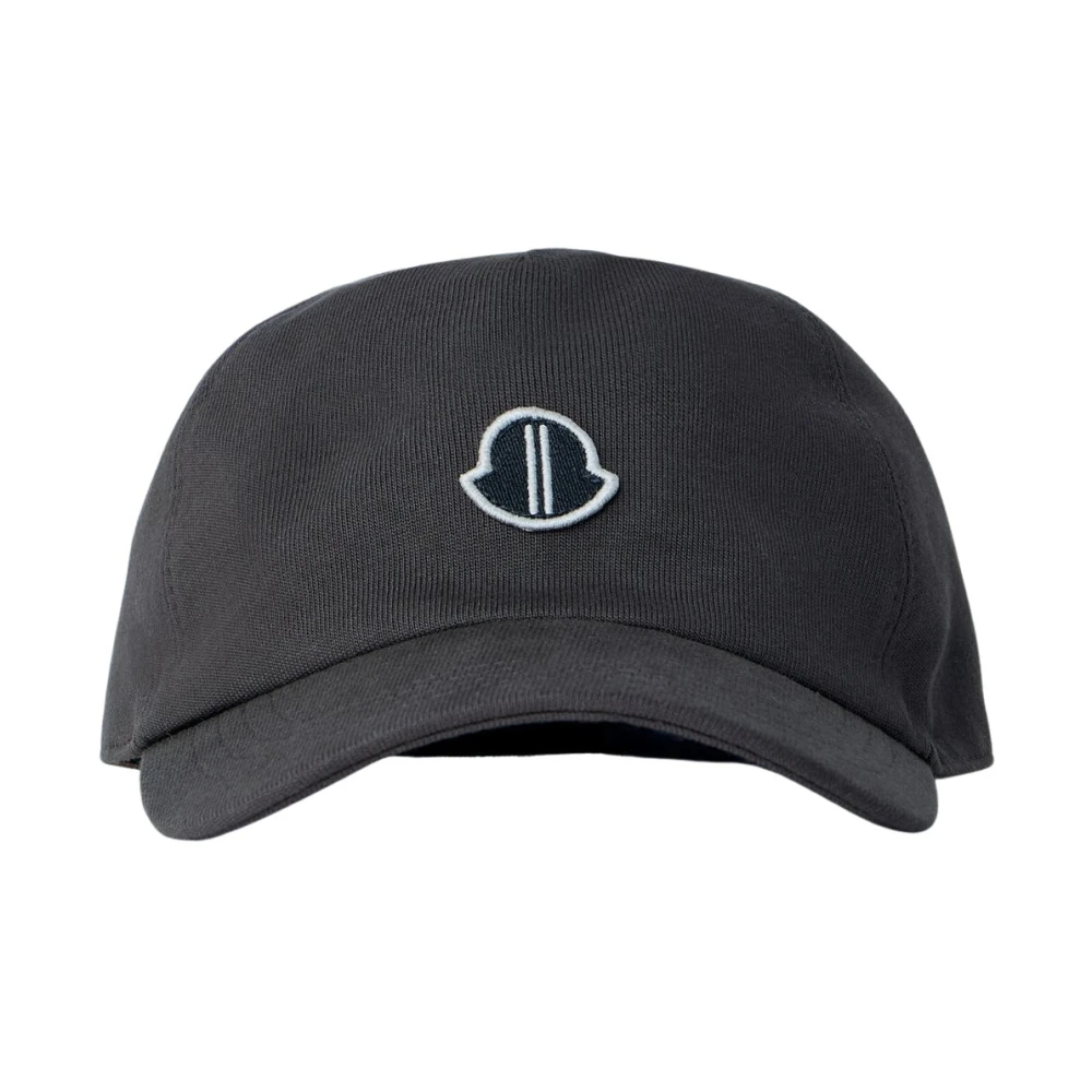 Moncler Unisex Grau - Baseballkappe Mit Gesticktem Logo - Accessories - One Size