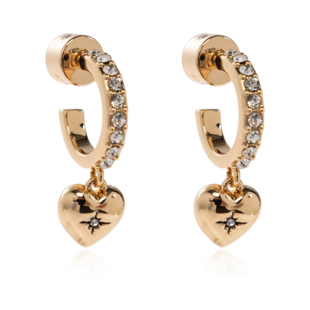 Coach Damen Gelb - Ohrringe Mit Schimmernden Kristallen - Accessories - One Size