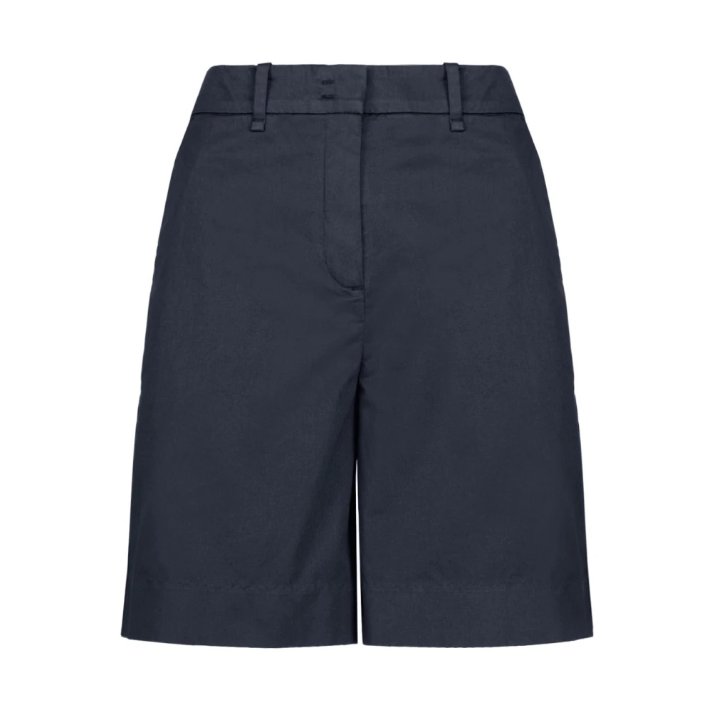 Bomboogie Damen Blau - Bermuda Aus Baumwollsatin - Shorts - Xl