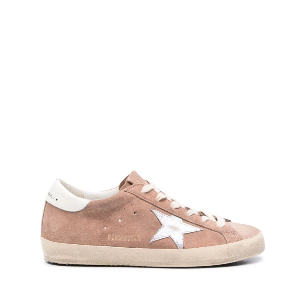 Golden Goose Damen Rosa - Blush Star Patch Sneakers - Shoes - 37 Eu