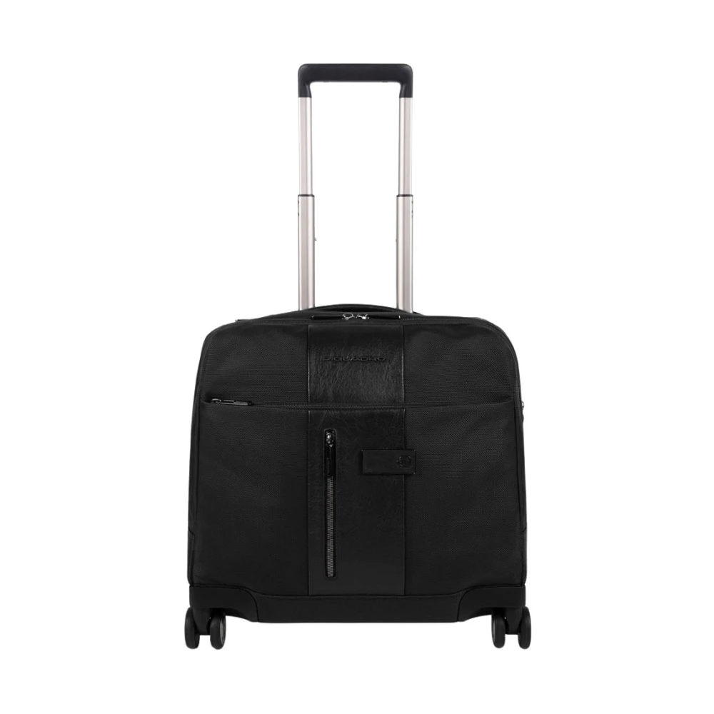 Piquadro Herren Schwarz - Pilotenkoffer Mit Laptop- Und Ipad®-Fächern - Suitcases - K - One Size