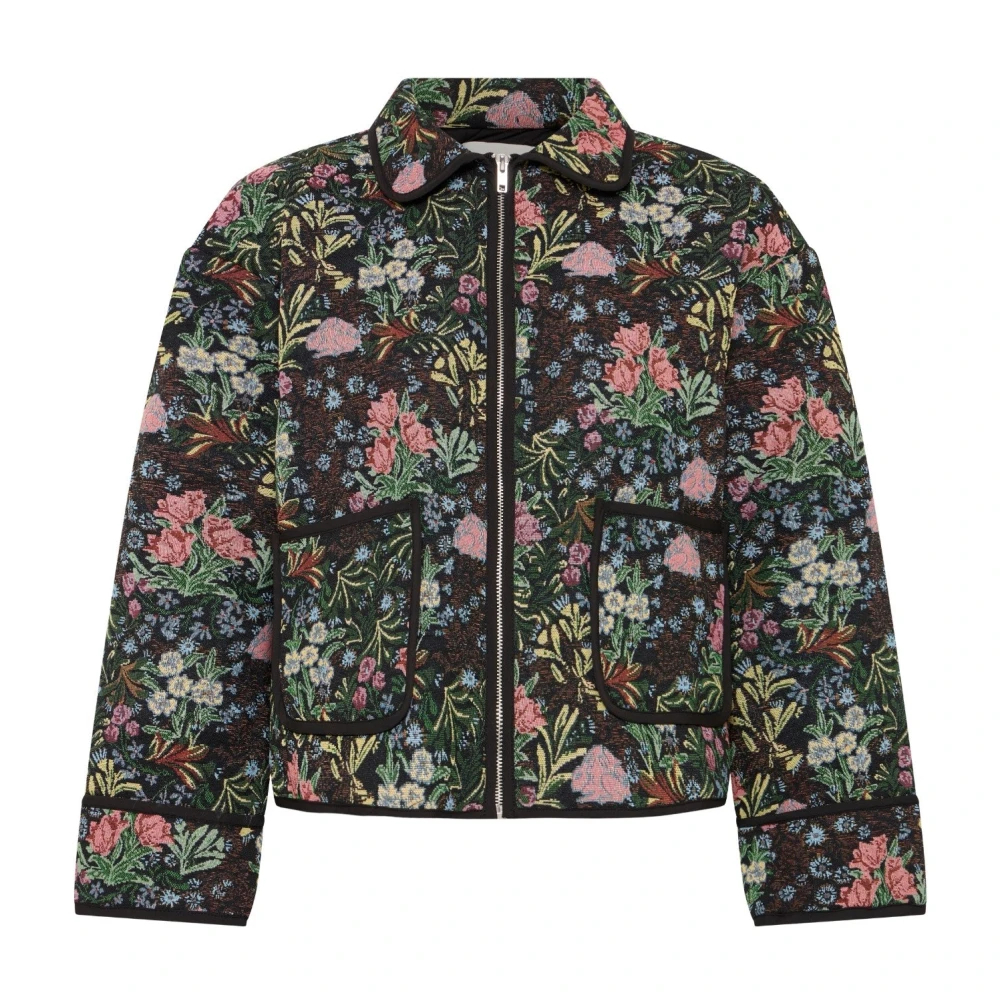 VAN GRAAF Ichi Damen Schwarz Jacke Ihhulina Rosa, Größe 40 - Bild 3