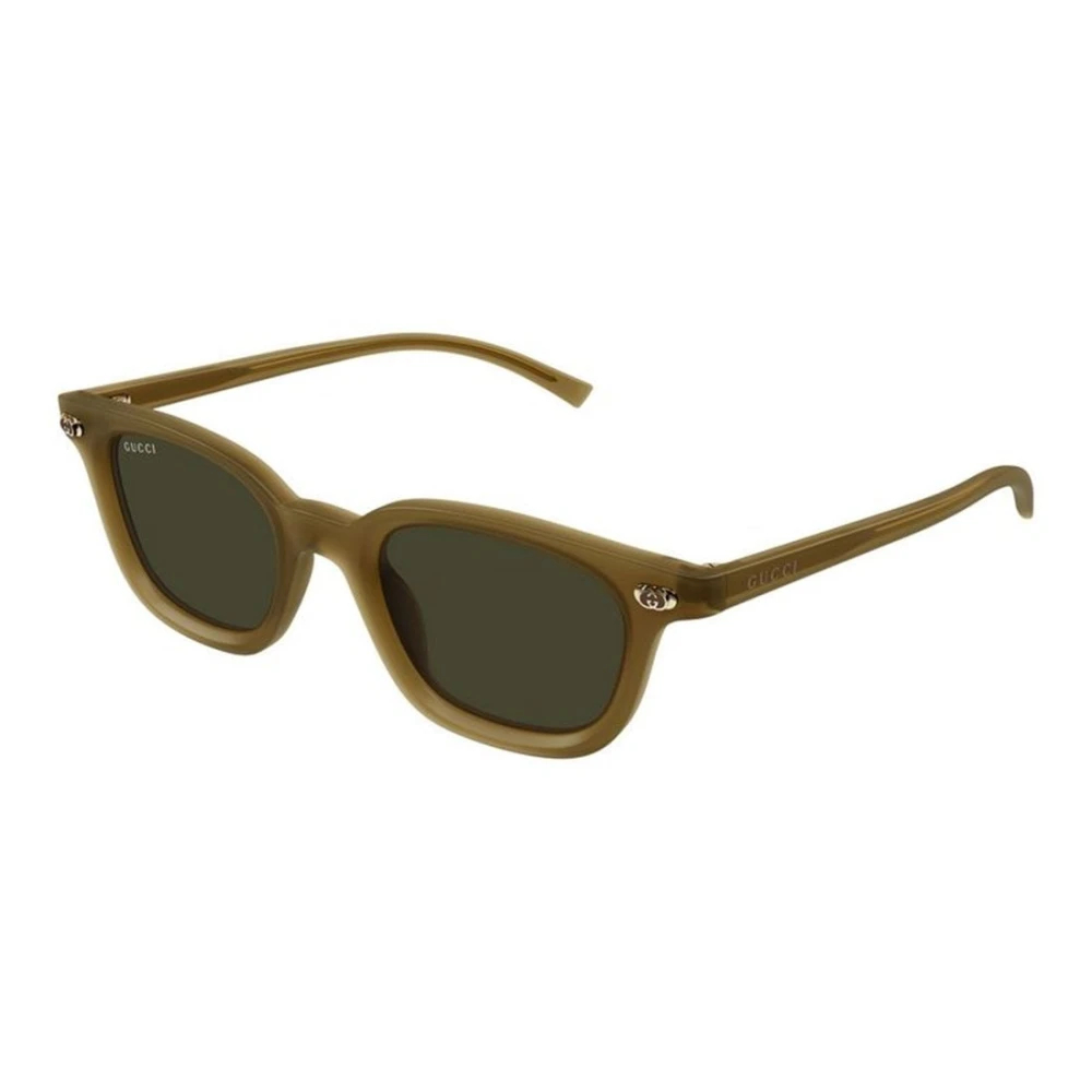 Gucci Herren Braun - Sonnenbrille Mit Ovalem Rahmen - Accessories - 48 Mm