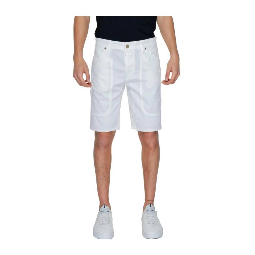 Jeckerson Herren Weiß - E Baumwoll-Bermuda-Shorts - Shorts - W36