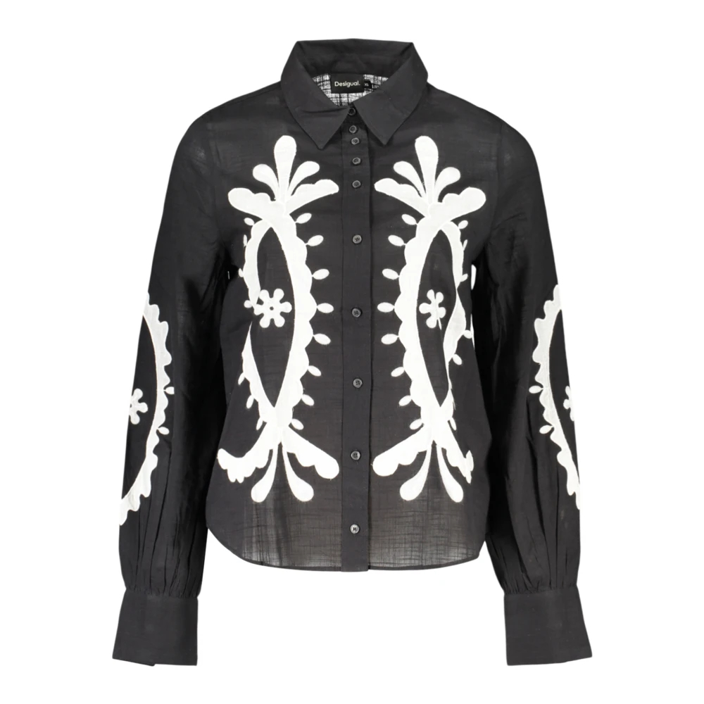 Desigual, Damen, Hemden, Flora, Mehrfarbig, Schwarz, (S) - Bild 6