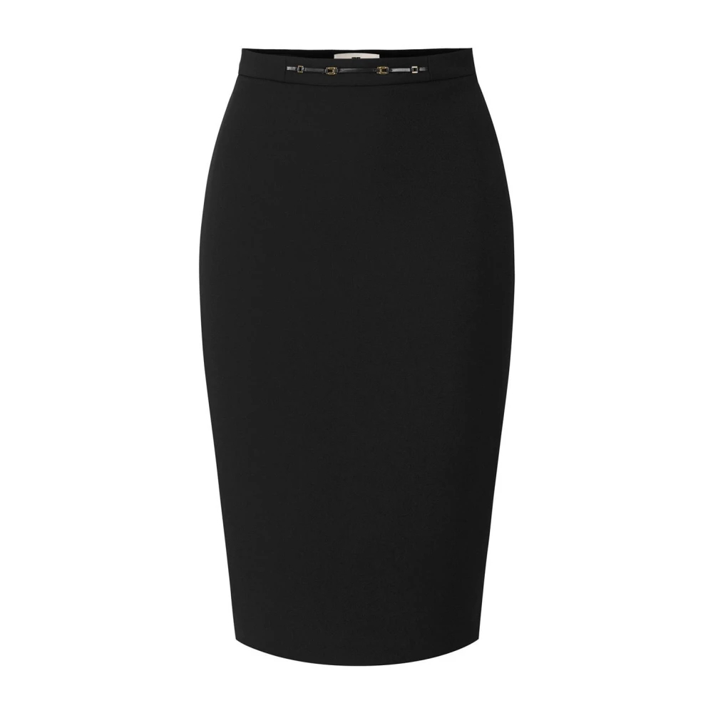 Elisabetta Franchi , Damen, Röcke, Schwarzk, L - Bild 5
