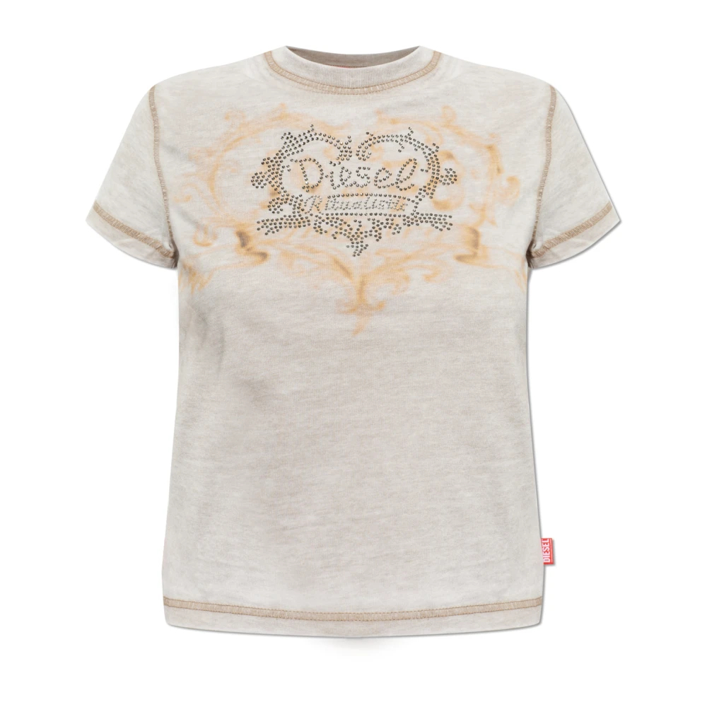 Diesel Damen Grau - T-Ila-Aa1 T-Shirt - Tops - Xs