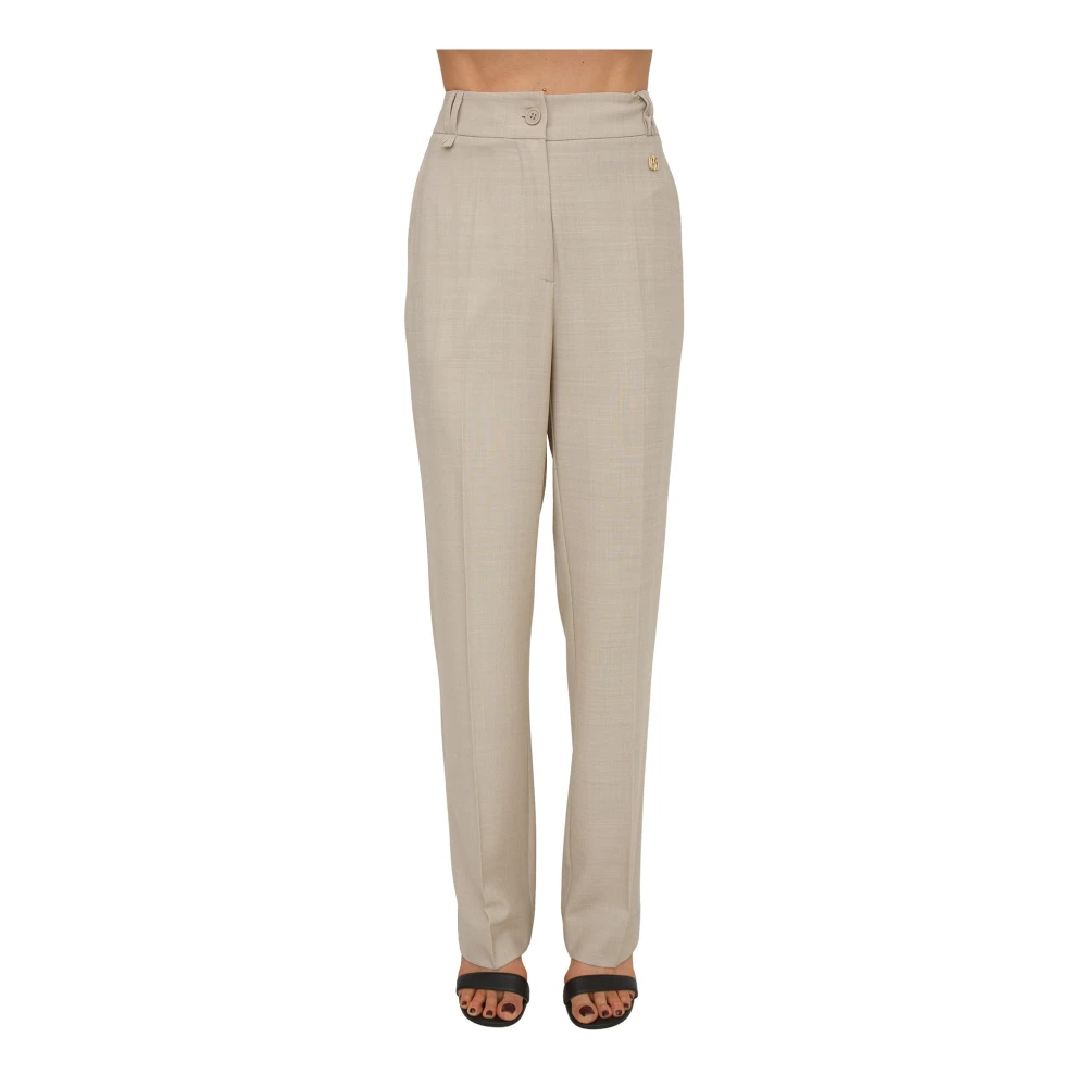 Fracomina Damen Beige - Slim-Fit Hose - Trousers - Xs