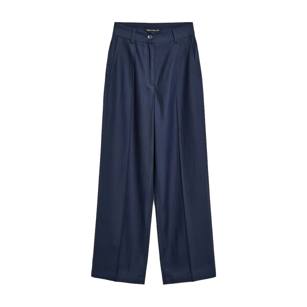 Pennyblack Damen Blau - Pbbmicio Weite Hosen - Trousers - S