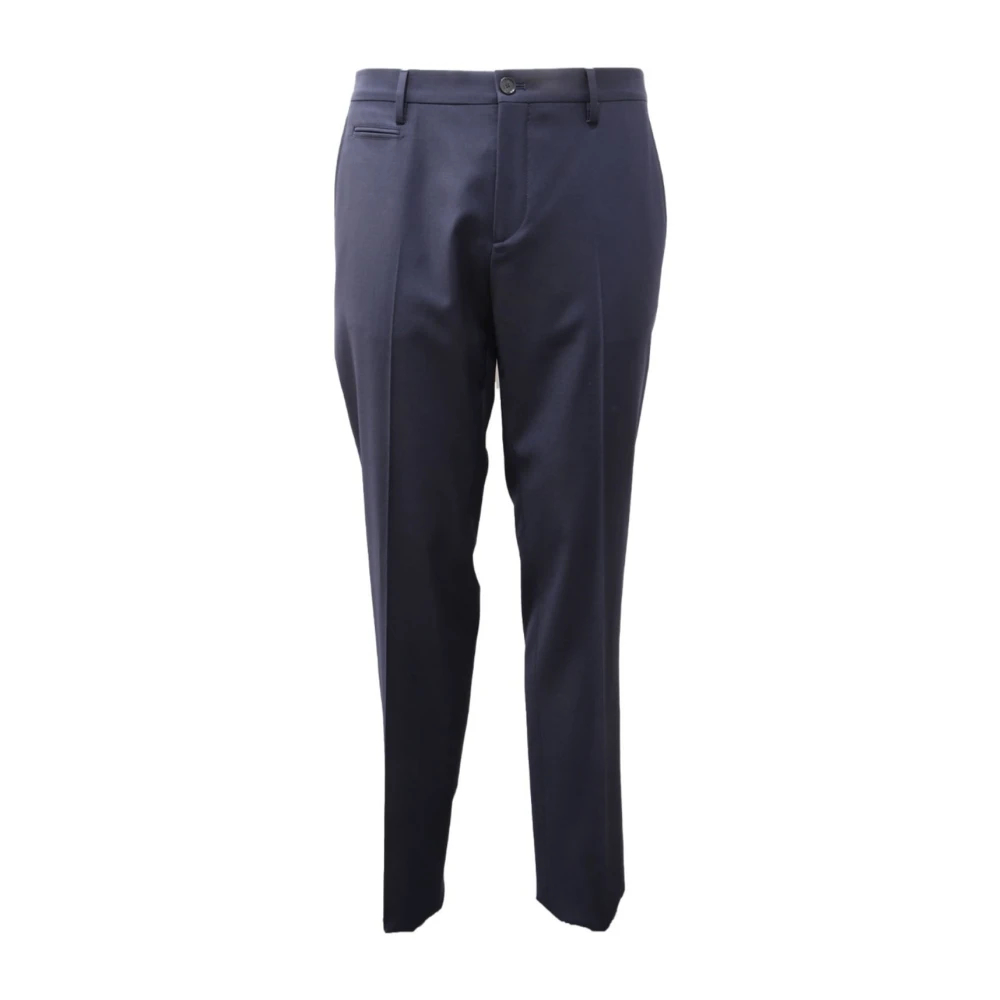 Patrizia Pepe Herren Blau - Wollmischung Slim Fit Hose - Trousers - Xl