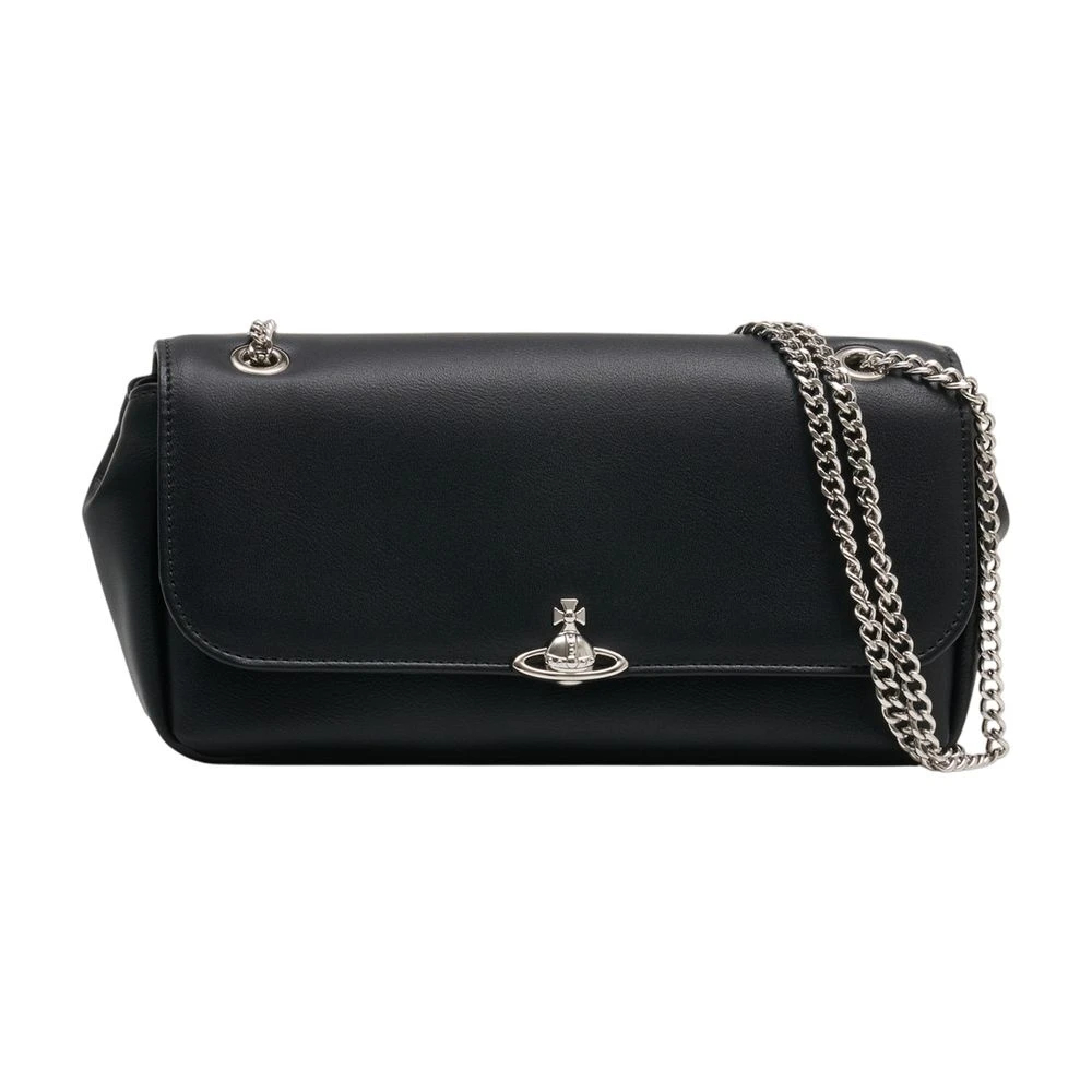 Vivienne Westwood - Umhängetasche Mit Kette - Bags - Damen - Schwarzk - One Size