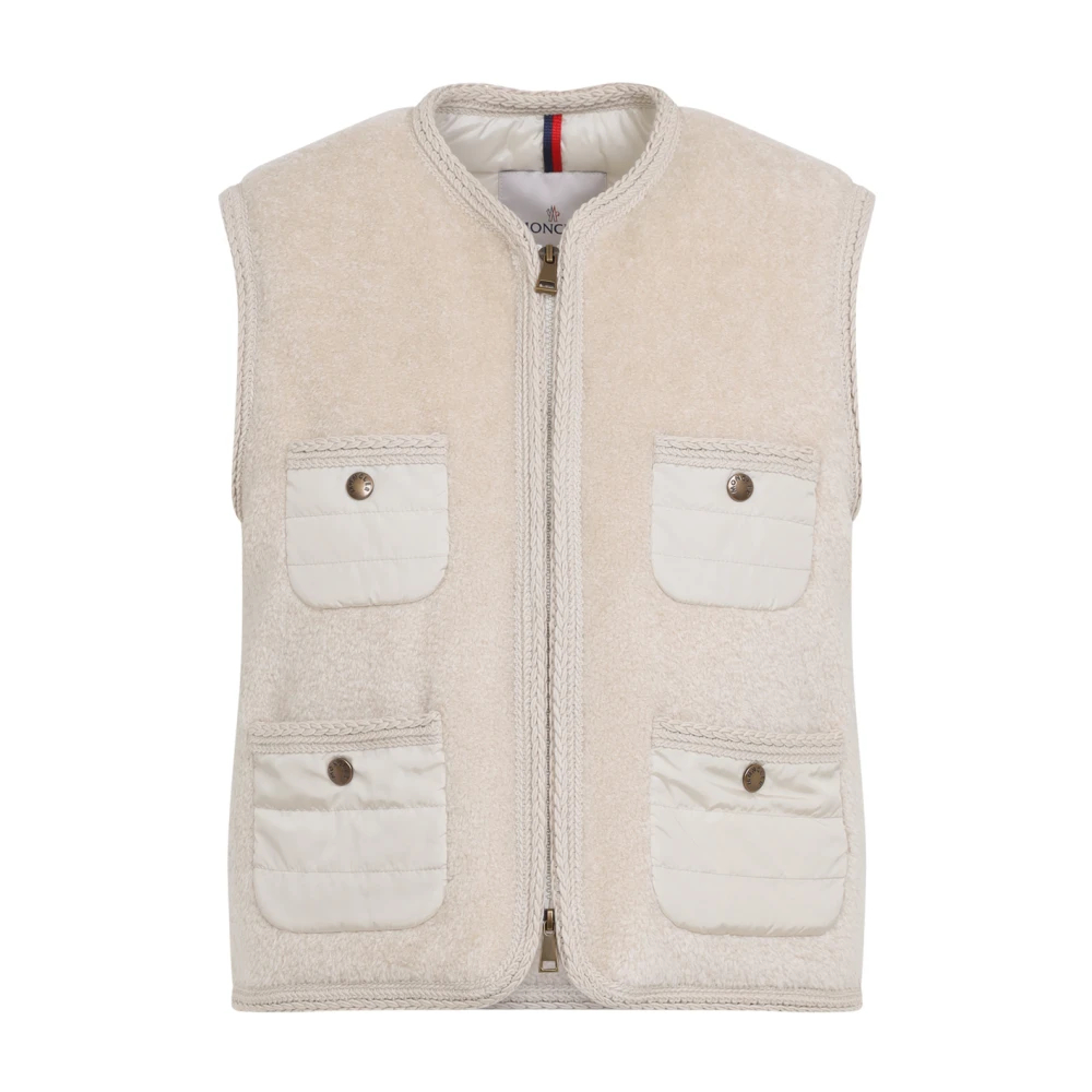 Moncler - Mimosas Weste - Jackets - Damen - Beige - M