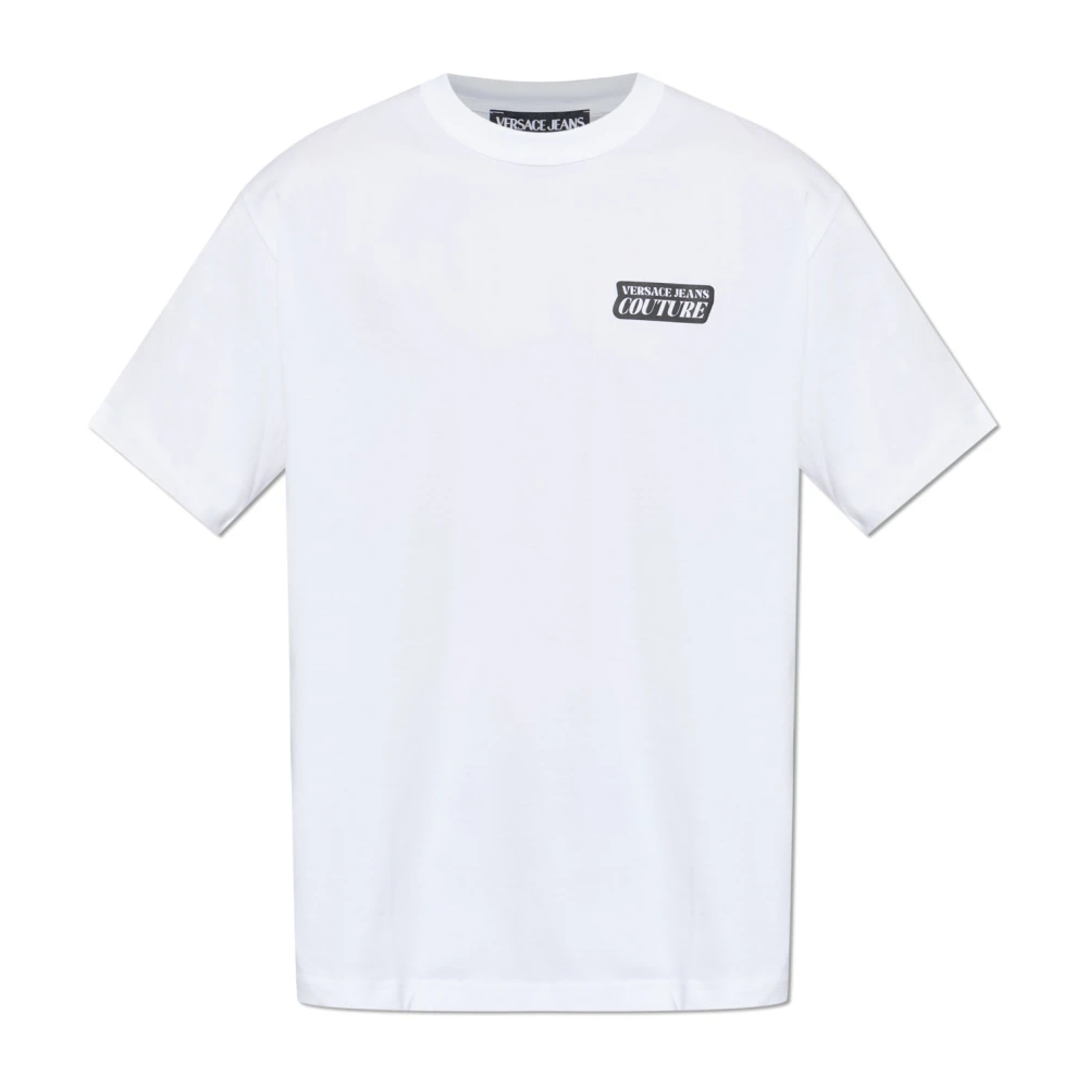 Versace Jeans Couture Herren Weiß - Logo T-Shirt - Tops - 2XL