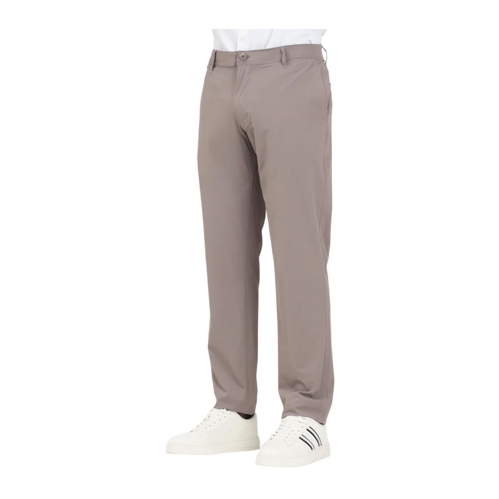 Armani Exchange Herren Grau - Slim Fit Hose Aus Ultra Stretch Twill - Trousers - W36