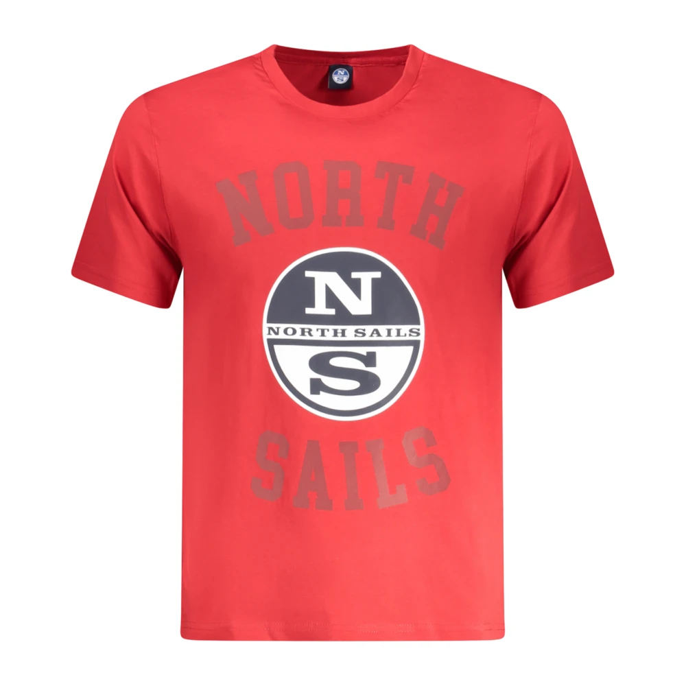 North Sails Herren Rot - Kurzärmeliges T-Shirt - Tops - L